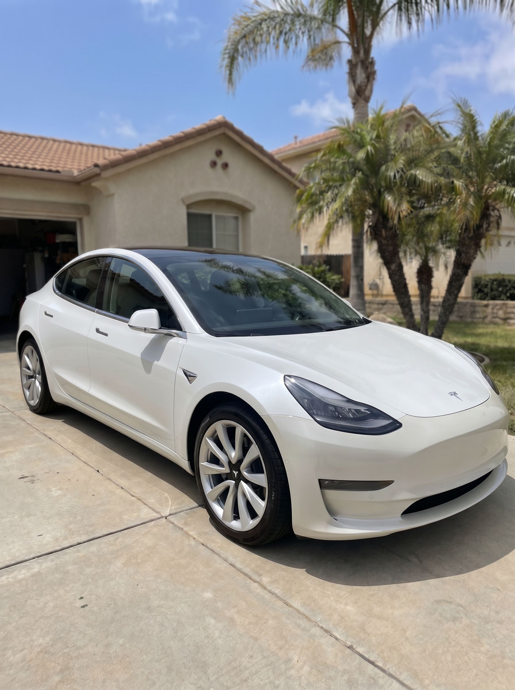 Before — Tesla paint repair