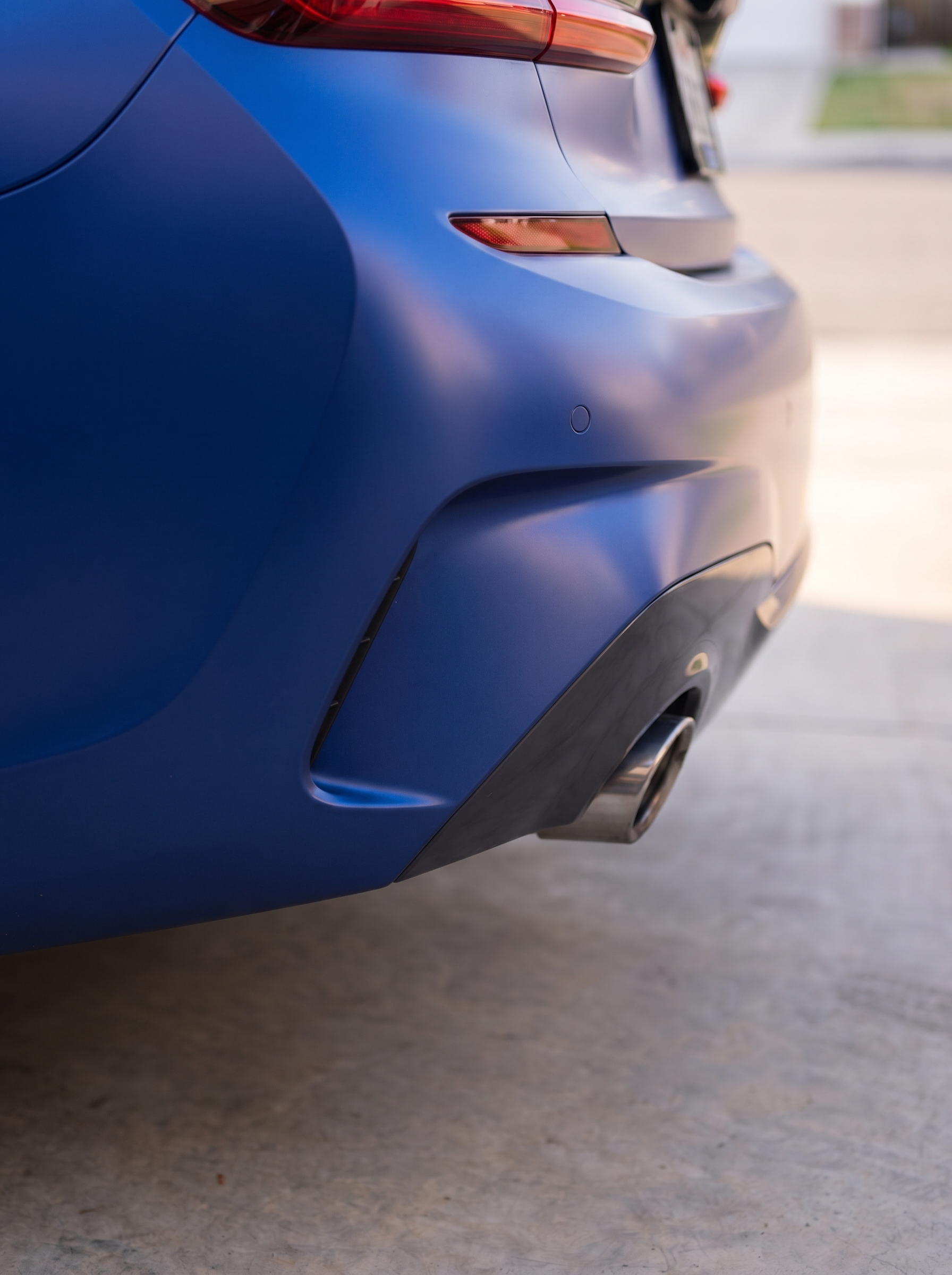 After — BMW bumper repaired